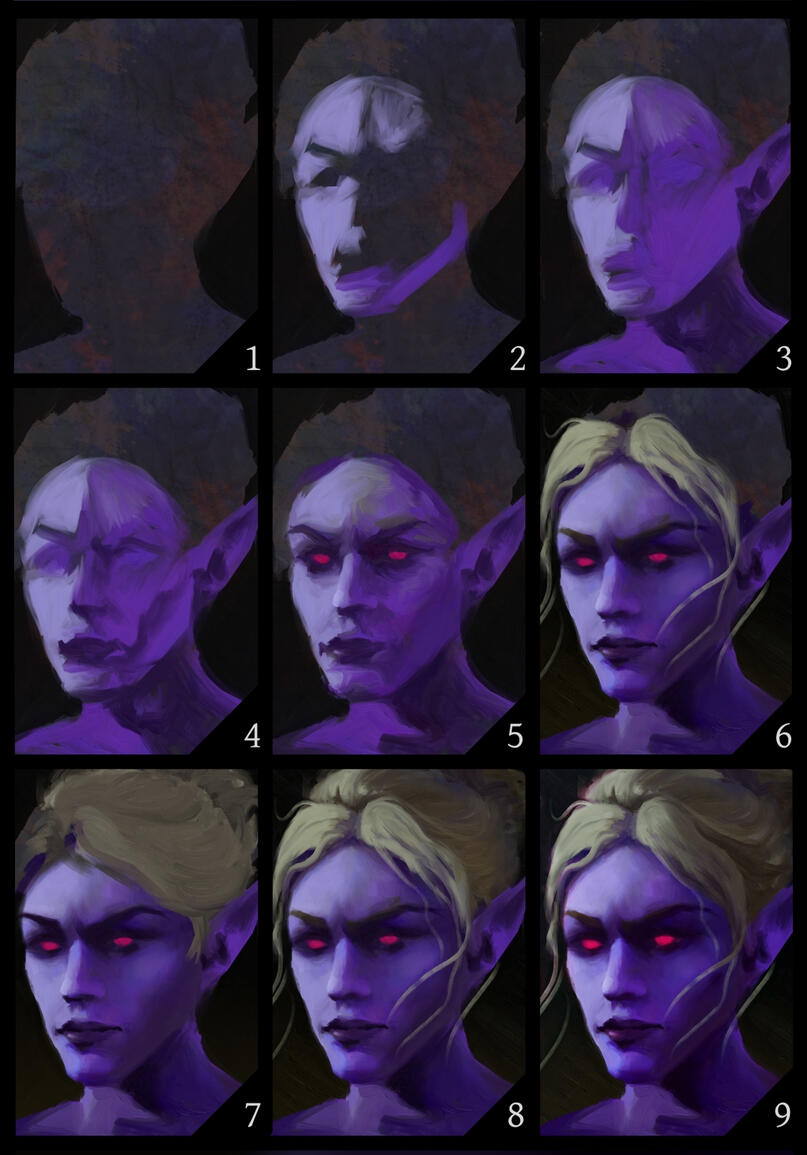 Minthara WIP, by Draneria